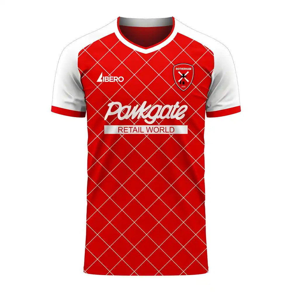 Rotherham 2025-2026 Home Concept Football Kit (Libero) - Little Boys_0