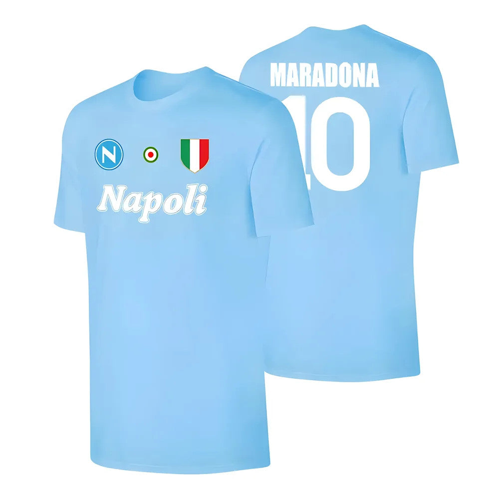Napoli \'Vintage 86/87\' t-shirt MARADONA - Light blue_1