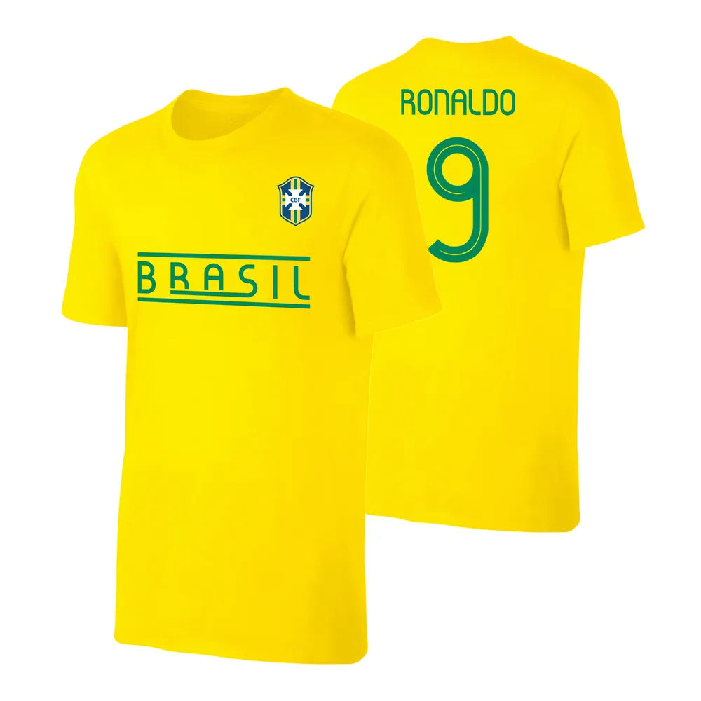 Brasil CA2019 \'Qualifiers\' t-shirt RONALDO - Yellow_1