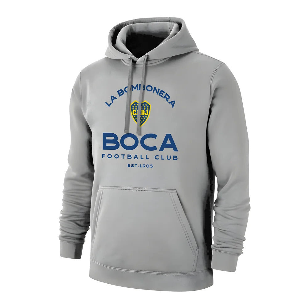 Boca Juniors \"Estadio\" footer with hood, - Grey_0