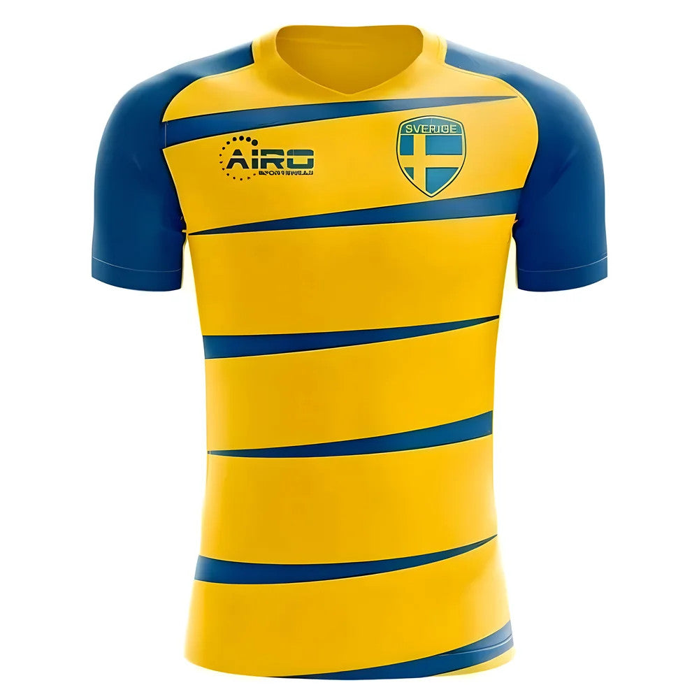 Sweden 2025-2026 Home Concept Football Kit (Airo)_0