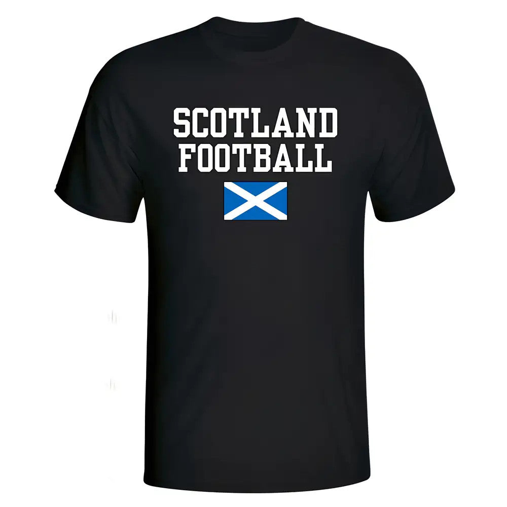 Scotland Football T-Shirt - Black_0