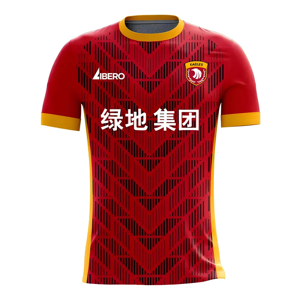Shanghai SIPG 2025-2026 Home Concept Football Kit (Libero) - Kids_0