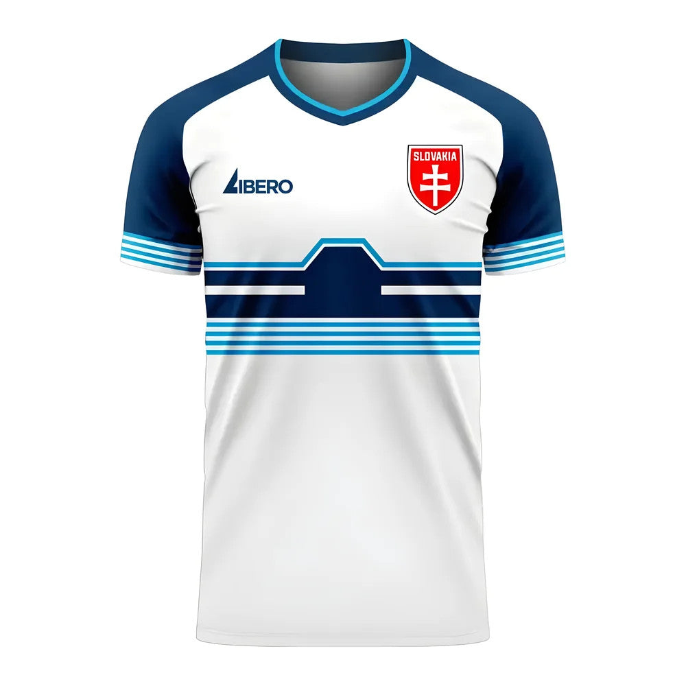 Slovakia 2025-2026 Home Concept Football Kit (Libero) - Kids (Long Sleeve)_0