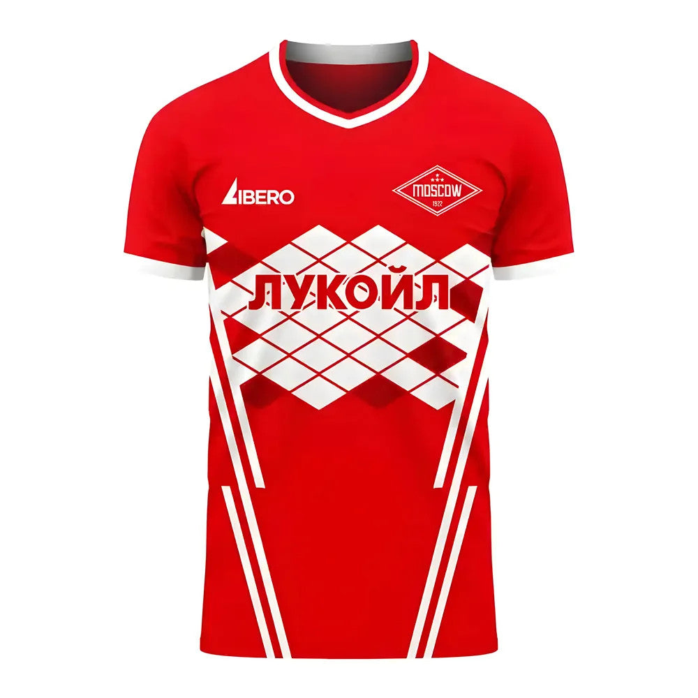 Spartak Moscow 2025-2026 Home Concept Football Kit (Libero) - Kids_0