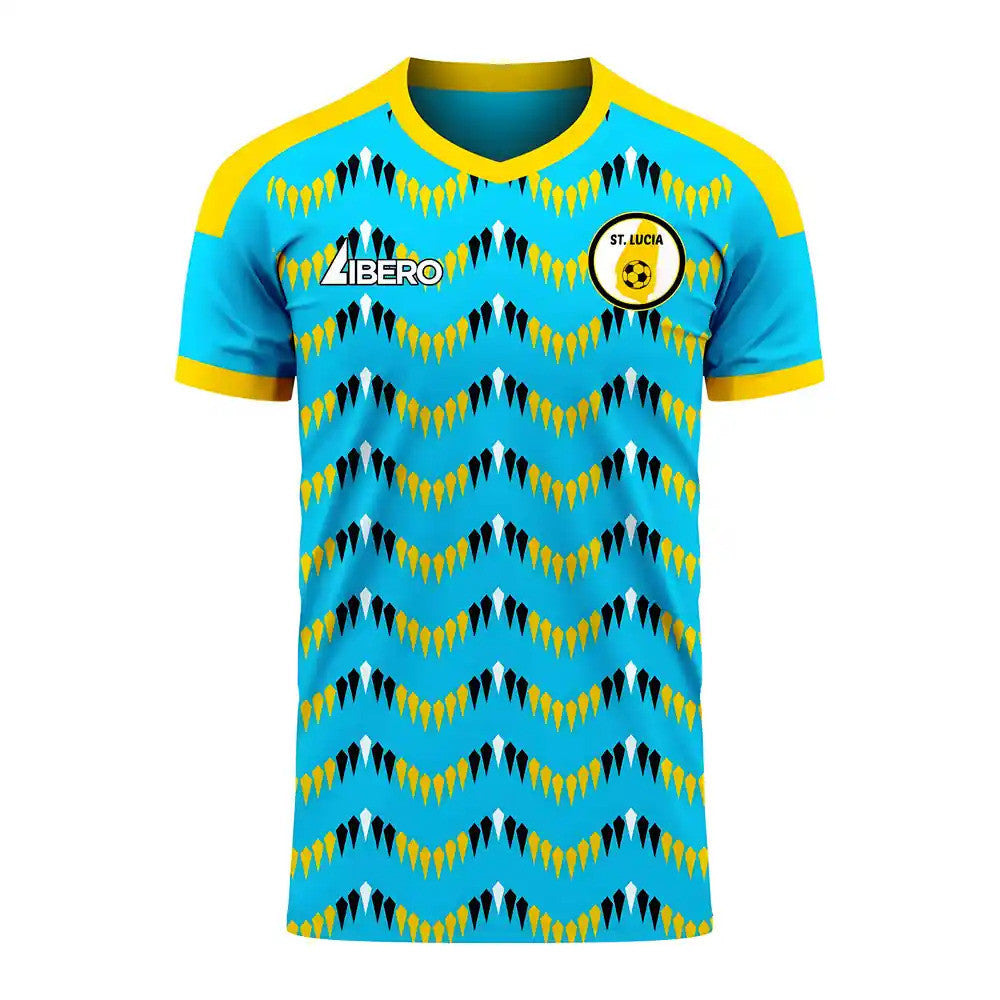 Saint Lucia 2025-2026 Home Concept Football Kit (Libero) - Kids (Long Sleeve)_0