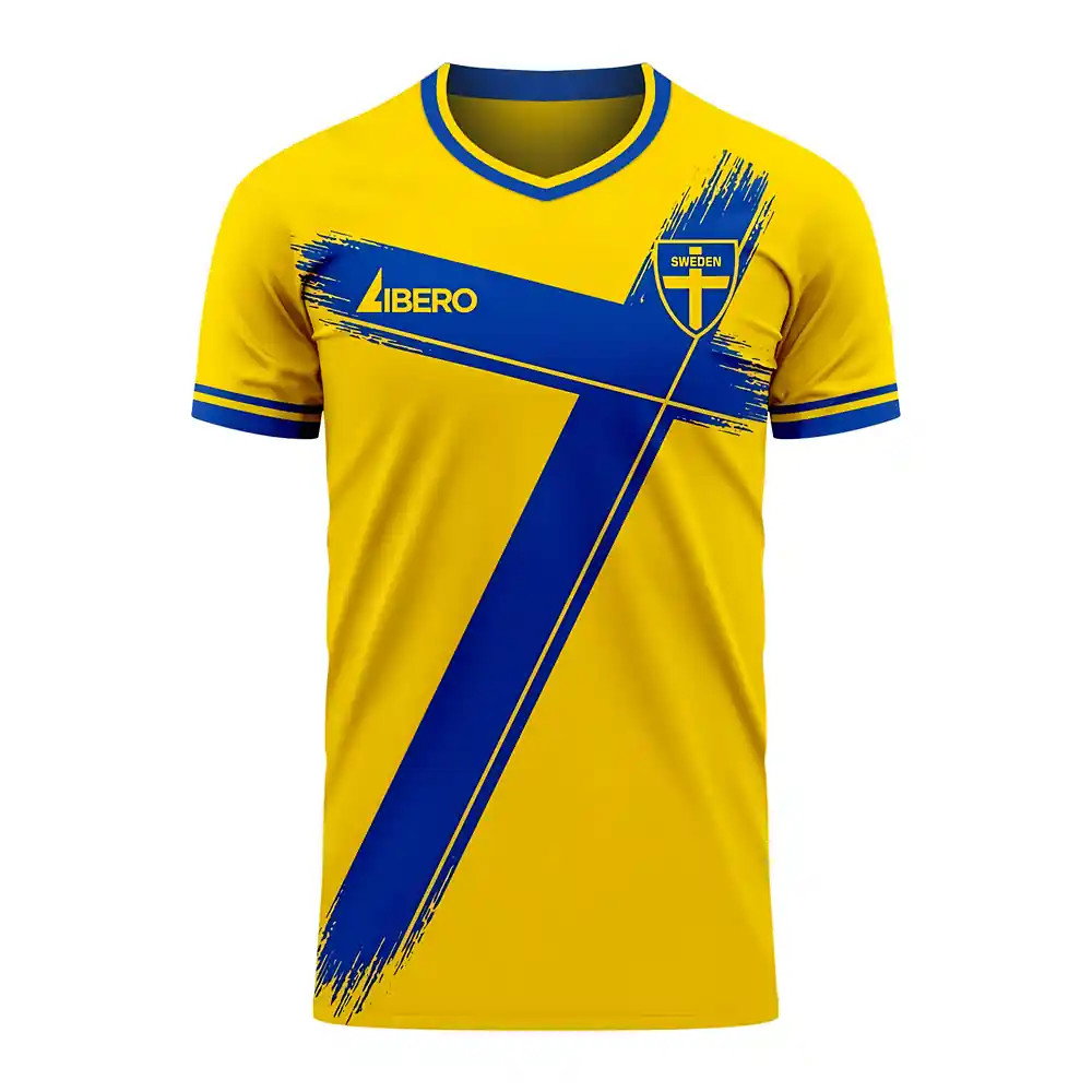 Sweden 2025-2026 Home Concept Football Kit (Libero) (ISAK 11)_3