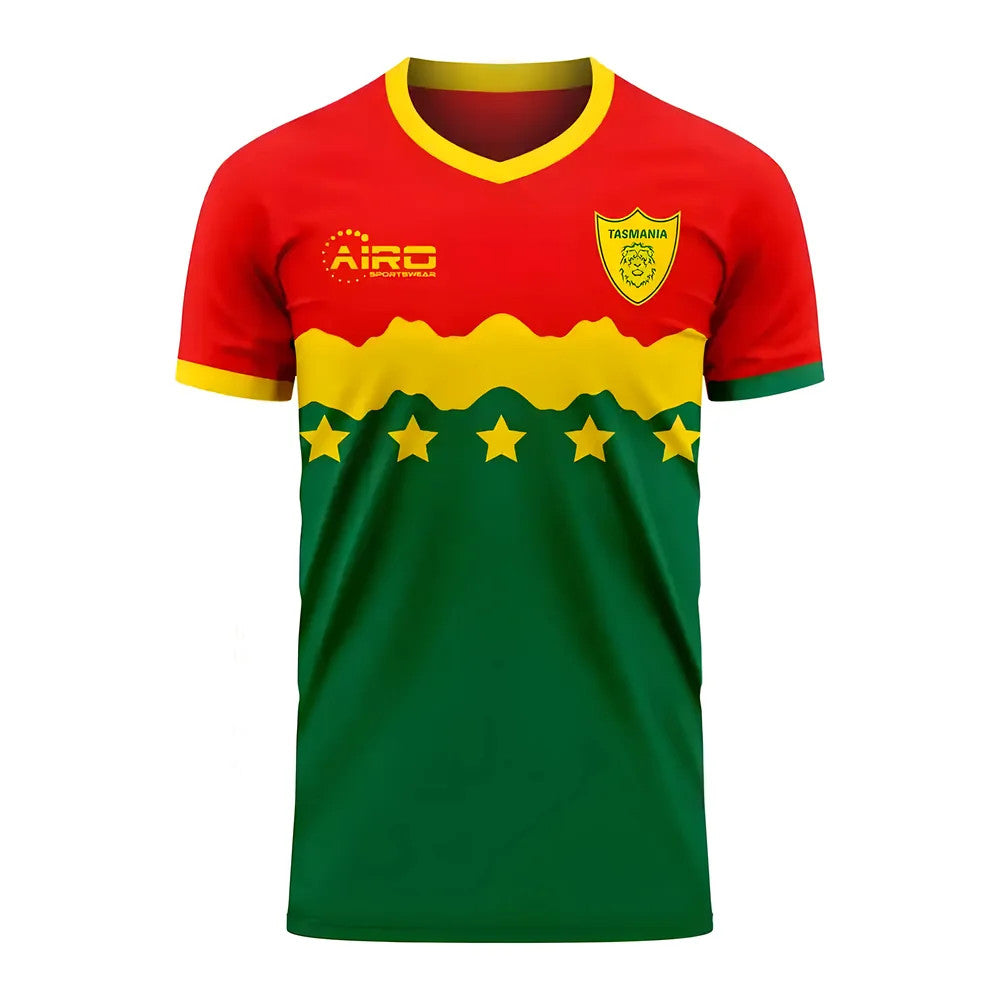 Tasmania 2025-2026 Home Concept Football Kit (Airo) - Kids (Long Sleeve)_0