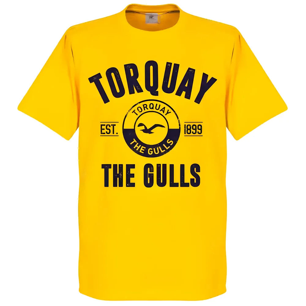 Torquay Established T-Shirt - Yellow_0