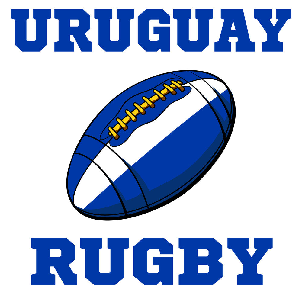 Uruguay Rugby Ball T-Shirt (Sky Blue)_1