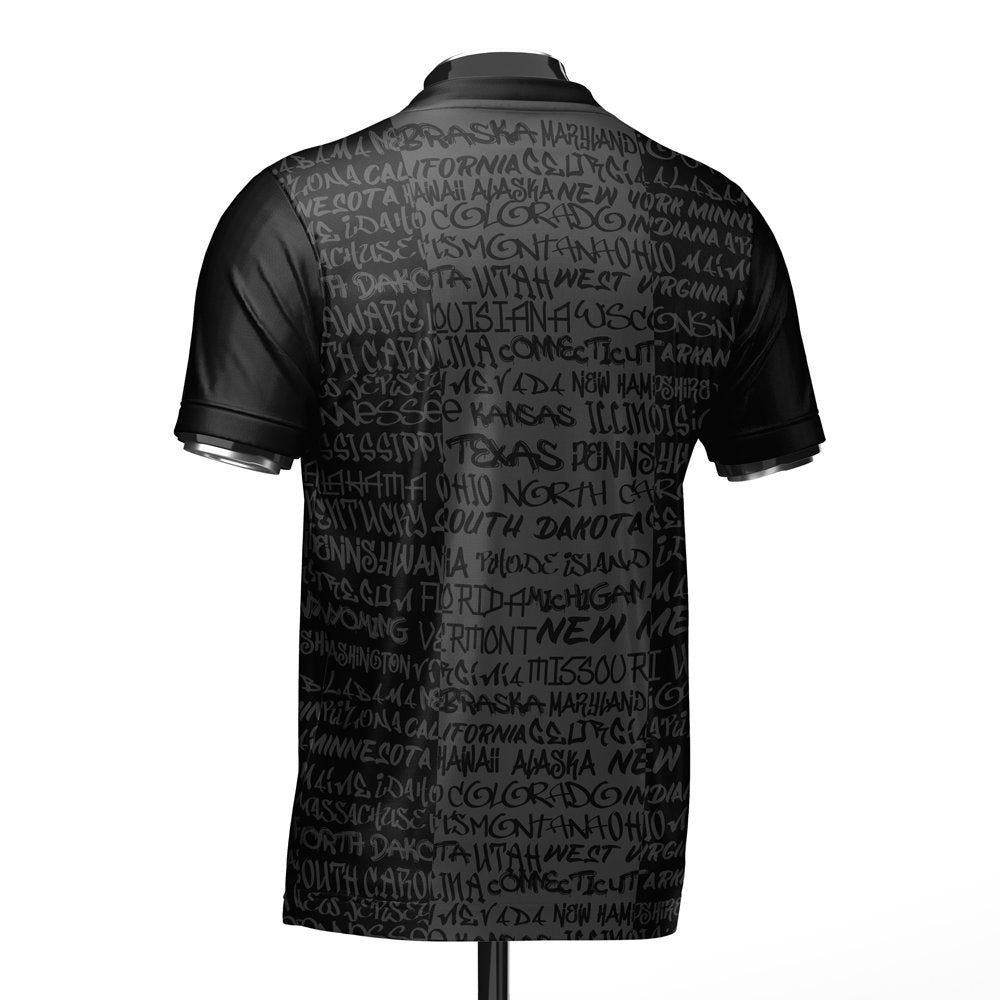 USA Heritage Football Jersey Black (Wolvate) Adult Short Sleeve (Cardoso 15)_3