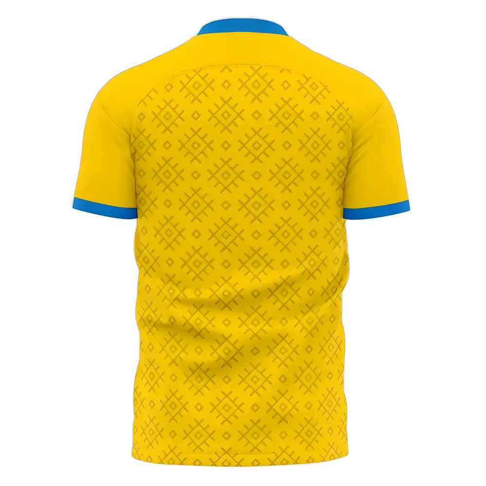 Ukraine 2025-2026 Home Concept Football Kit (Libero) - Kids (Long Sleeve)_1