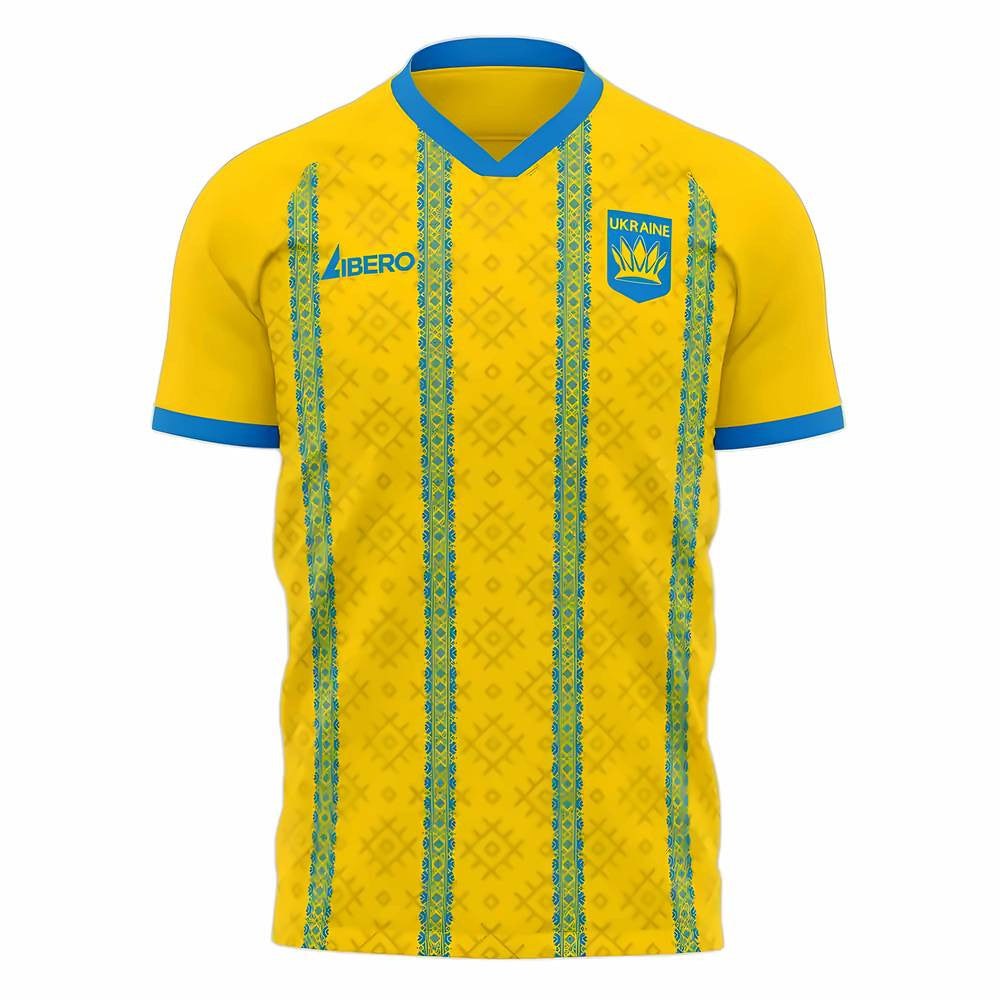 Ukraine 2025-2026 Home Concept Football Kit (Libero) - Little Boys_0