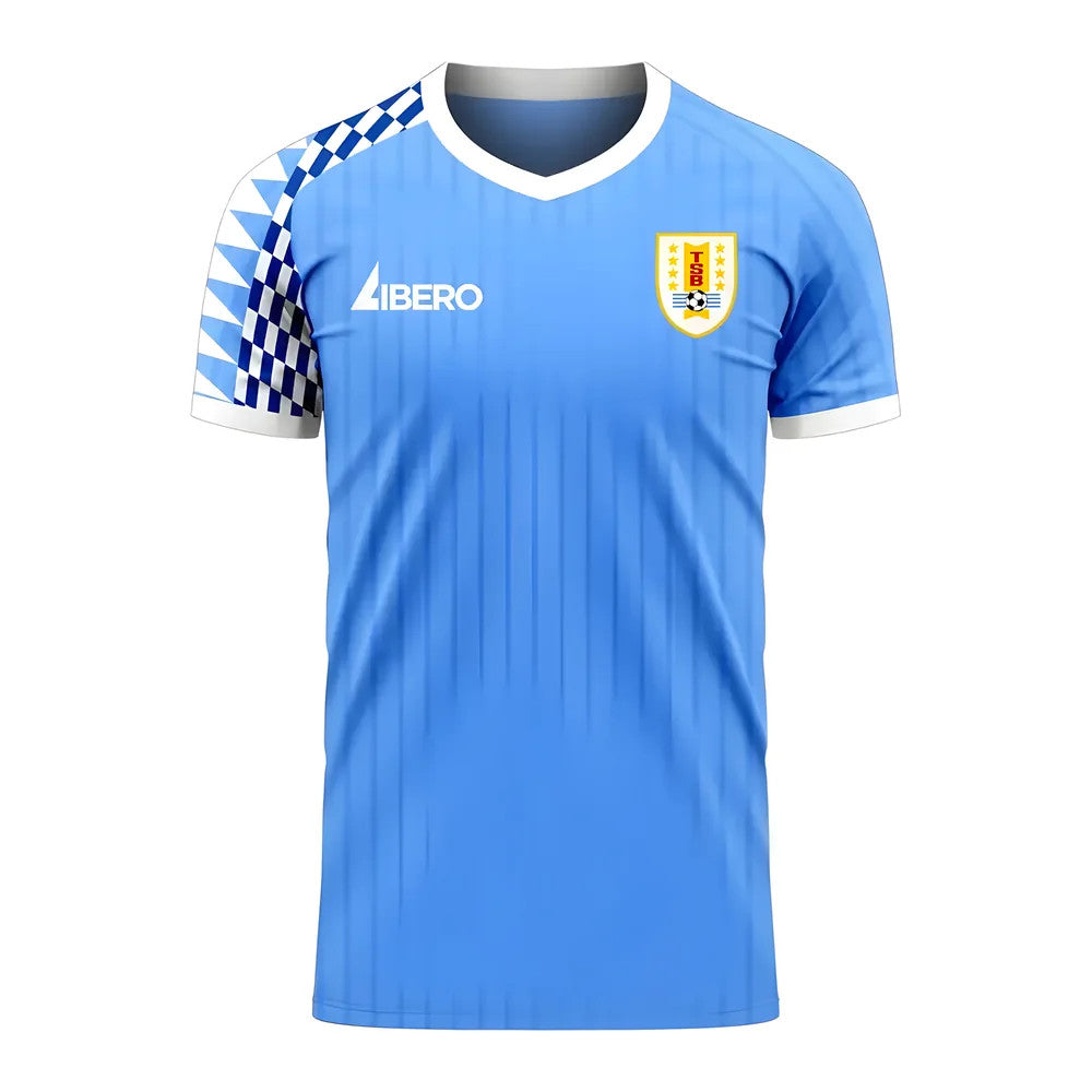 Uruguay 2025-2026 Home Concept Football Kit (Libero) - Kids_0