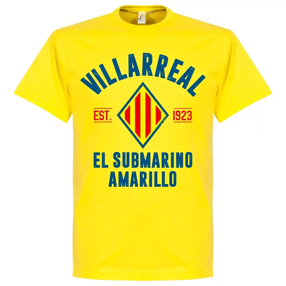 Villarreal Established T-Shirt - Yellow_0