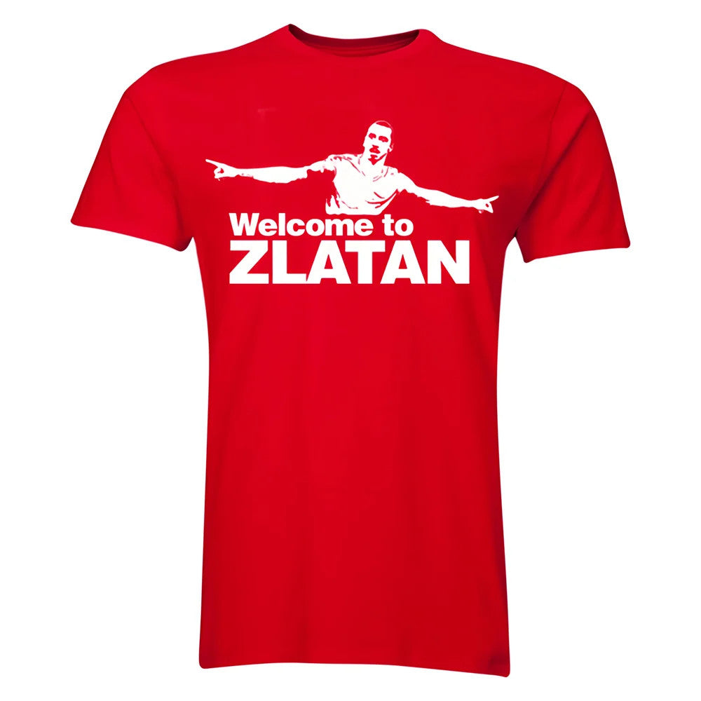 Zlatan Ibrahimovic Welcome to Manchester T-shirt (Red) - Kids_0