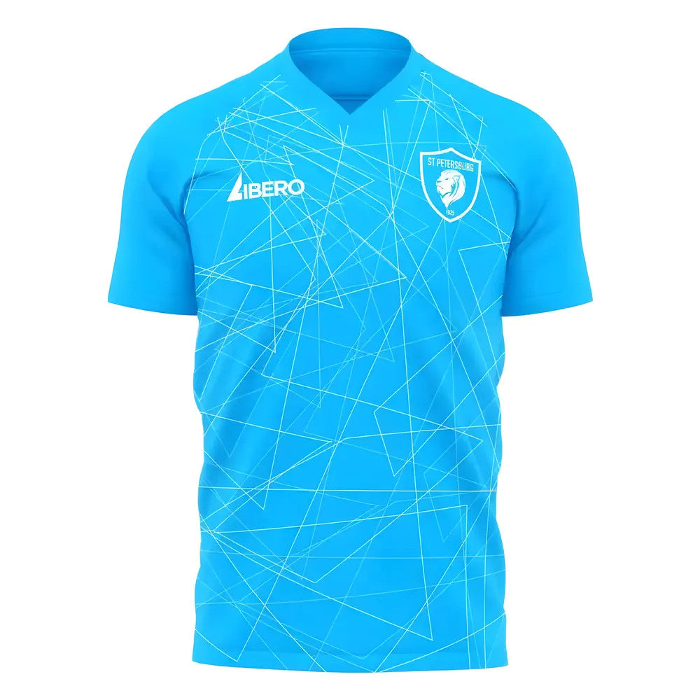 Zenit 2025-2026 Home Concept Football Kit (Libero) - Kids (Long Sleeve)_0