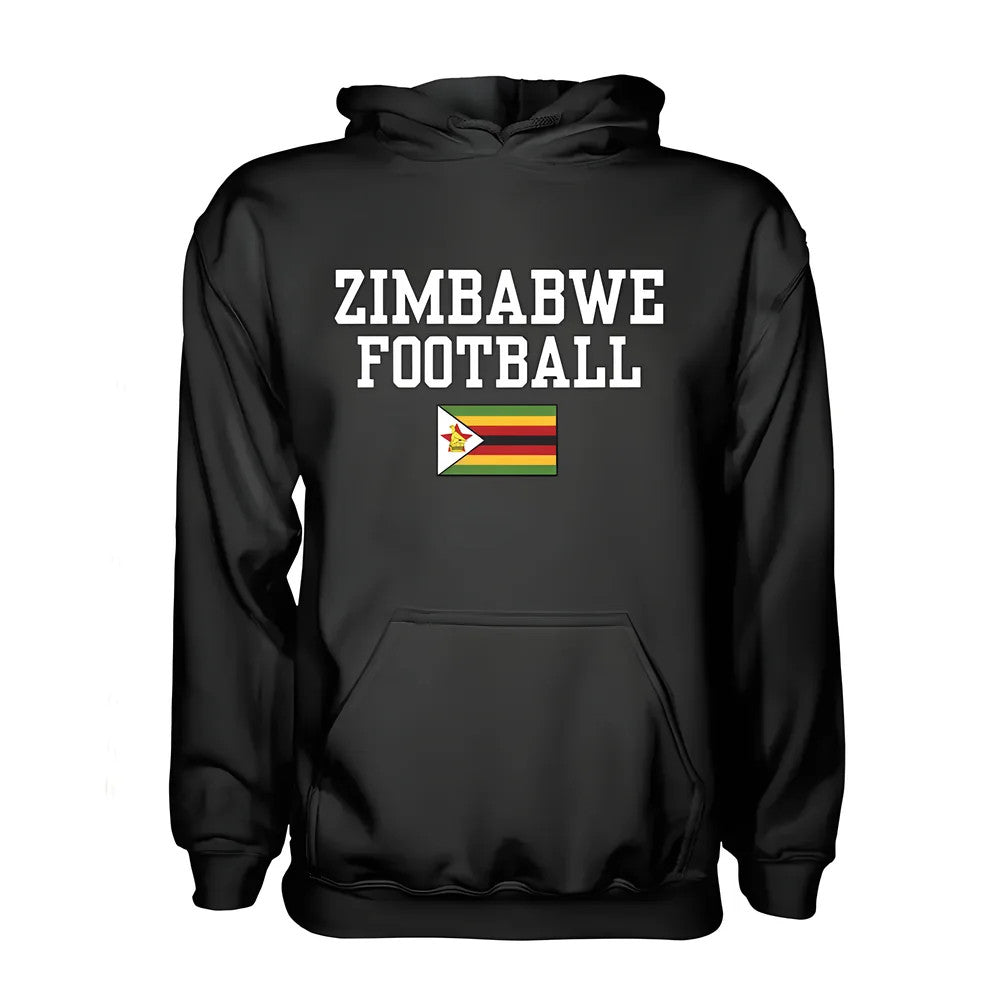 Zimbabwe Football Hoodie - Black_0
