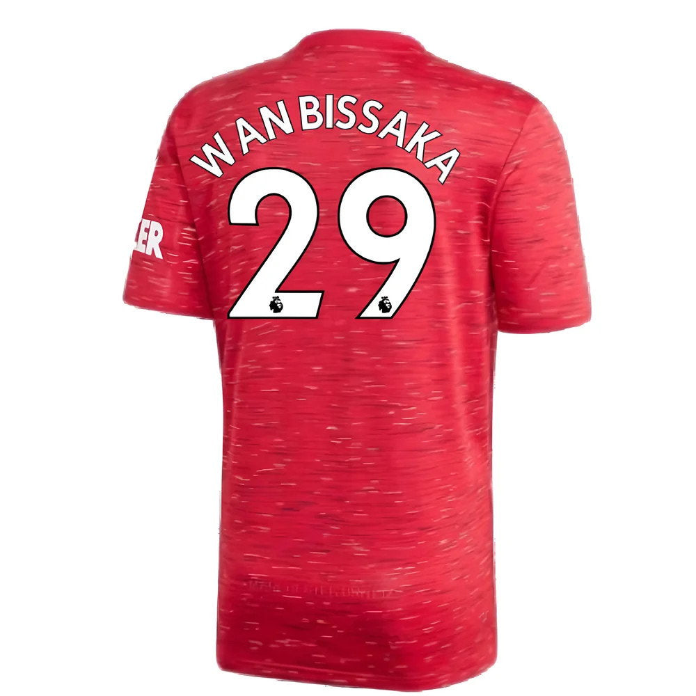 2020-2021 Man Utd Adidas Home Football Shirt (WAN BISSAKA 29)_2