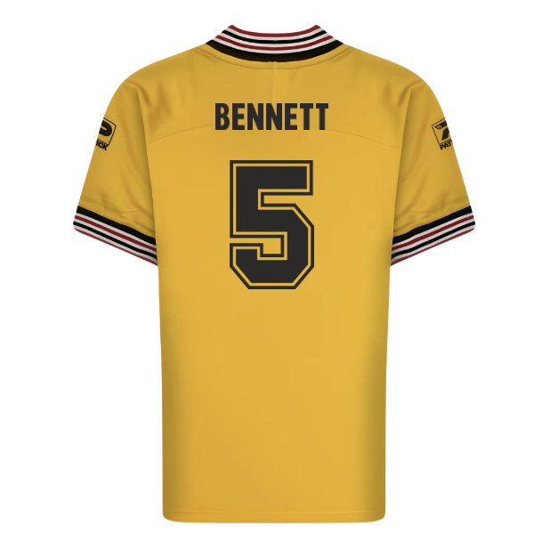 1986-1988 Sunderland Third Retro Shirt (Yellow) (Bennett 5)_0