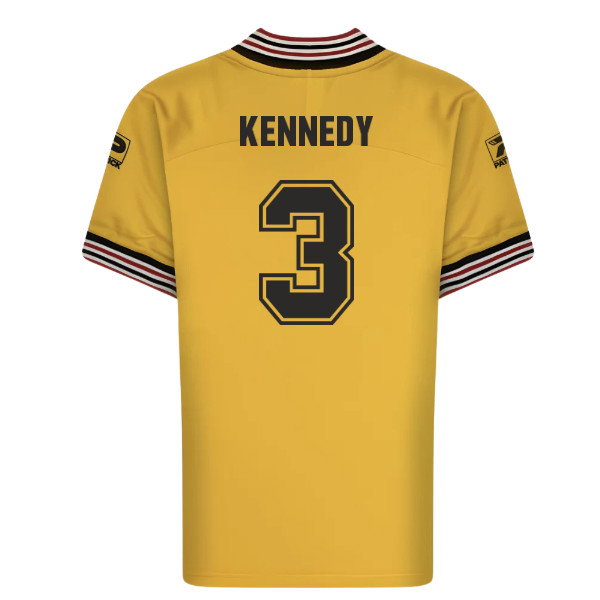 1986-1988 Sunderland Third Retro Shirt (Yellow) (Kennedy 3)_0