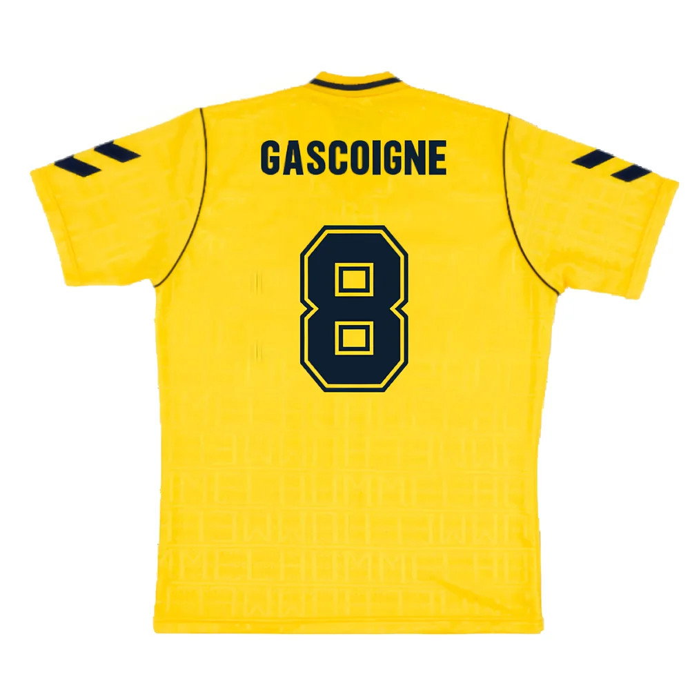1988 Tottenham Away Hummel Retro Shirt (Gascoigne 8)_2