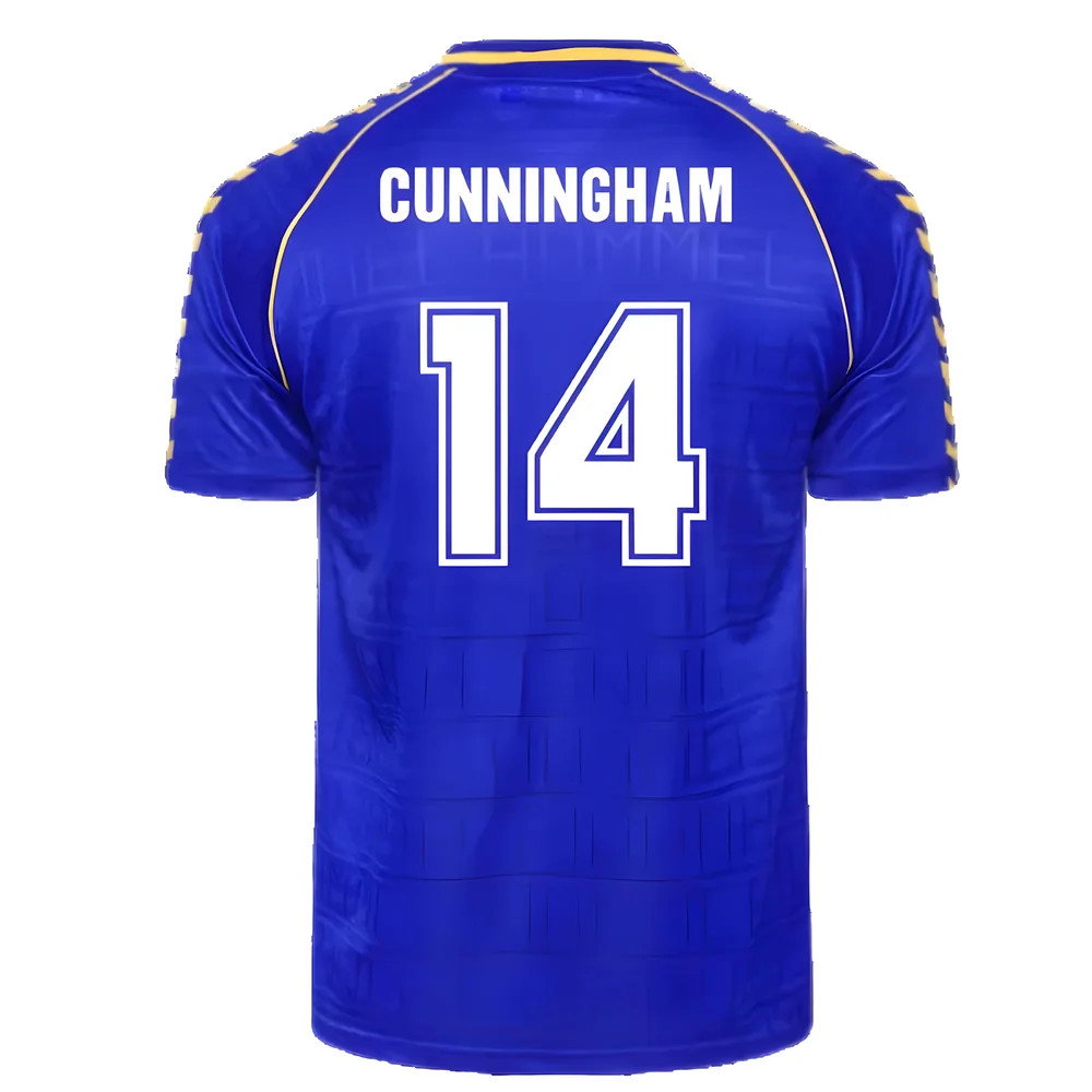 1988 Wimbledon Hummel Retro Home Shirt (Cunningham 14)_2