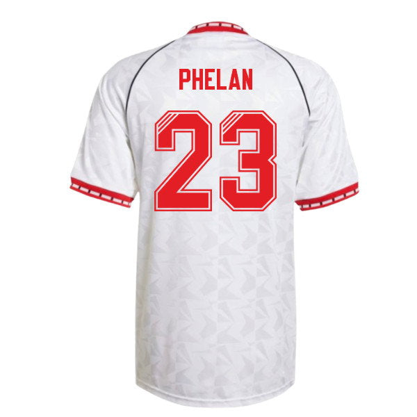 1991 Manchester United Away Reissue Shirt (Phelan 23)_0