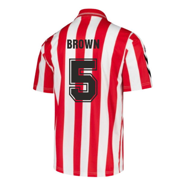 1992-1993 Sunderland Hummel Reissue Home Shirt (Brown 5)_0