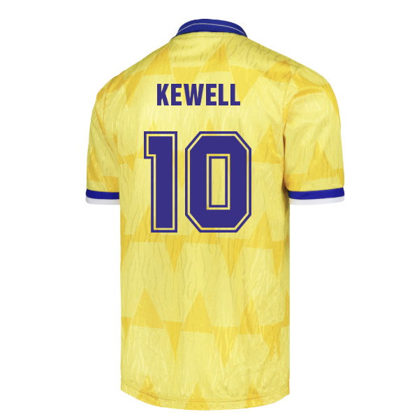 1992 Leeds United Away Retro Shirt (KEWELL 10)_0