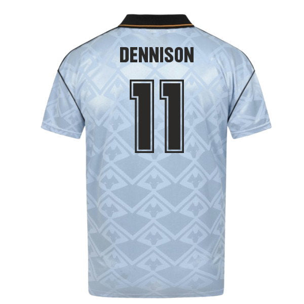 1992 Wolverhampton Wanderers Away Bukta Shirt (Dennison 11)_0