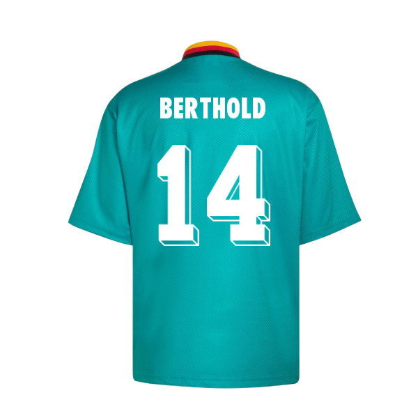 1994 Germany Away adidas Originals Reissue Shirt (BERTHOLD 14)_0