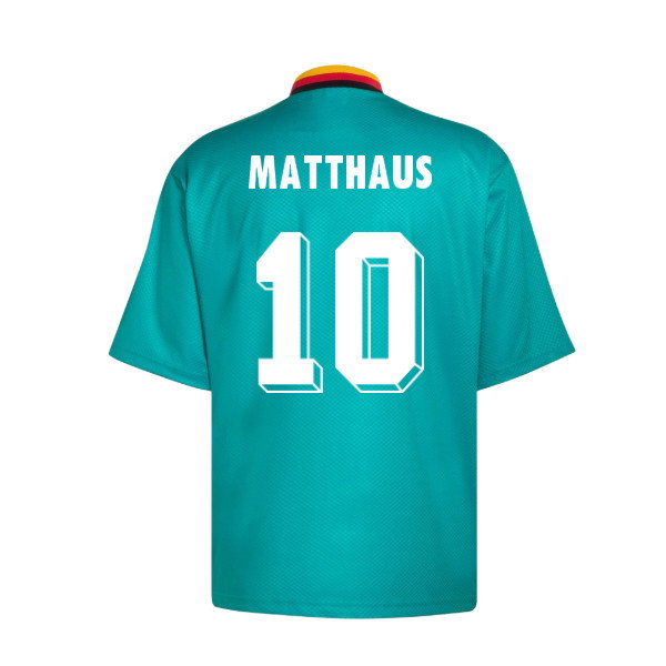 1994 Germany Away adidas Originals Reissue Shirt (MATTHAUS 10)_0