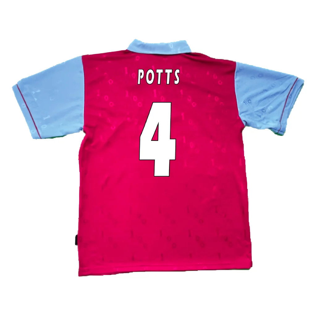 1995-1996 West Ham Centenary Pony Home Shirt (Potts 4)_2