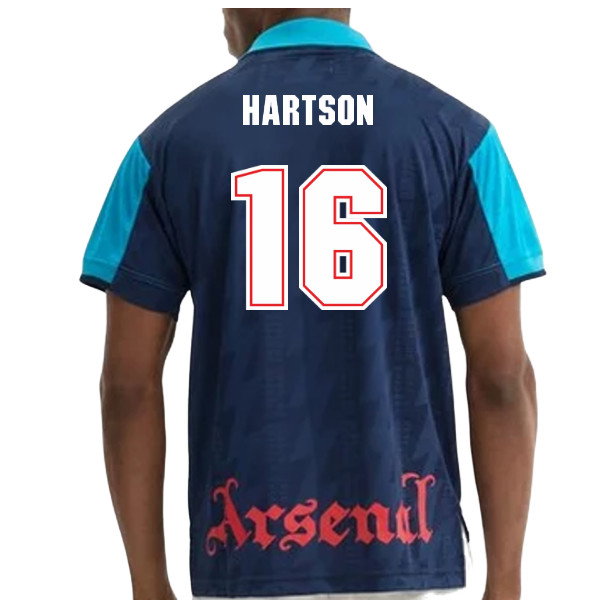1995 Arsenal Away Classics Retro Shirt (Hartson 16)_0