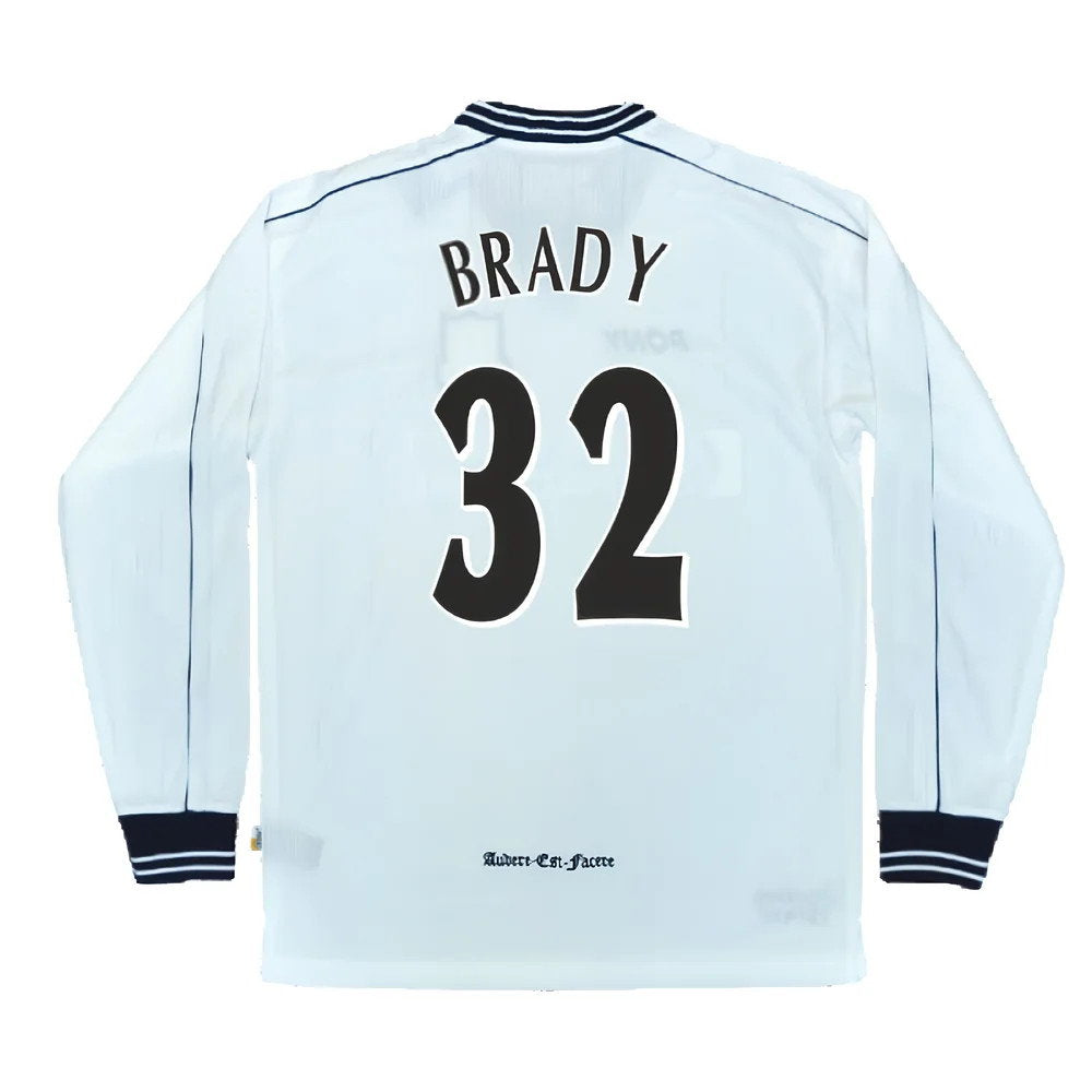 1997-1999 Tottenham Home LS Pony Retro Shirt (Brady 32)_2