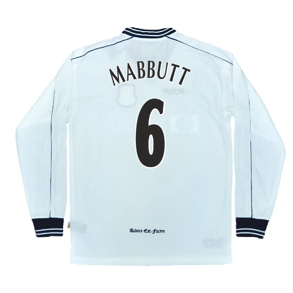 1997-1999 Tottenham Home LS Pony Retro Shirt (Mabbutt 6)_2