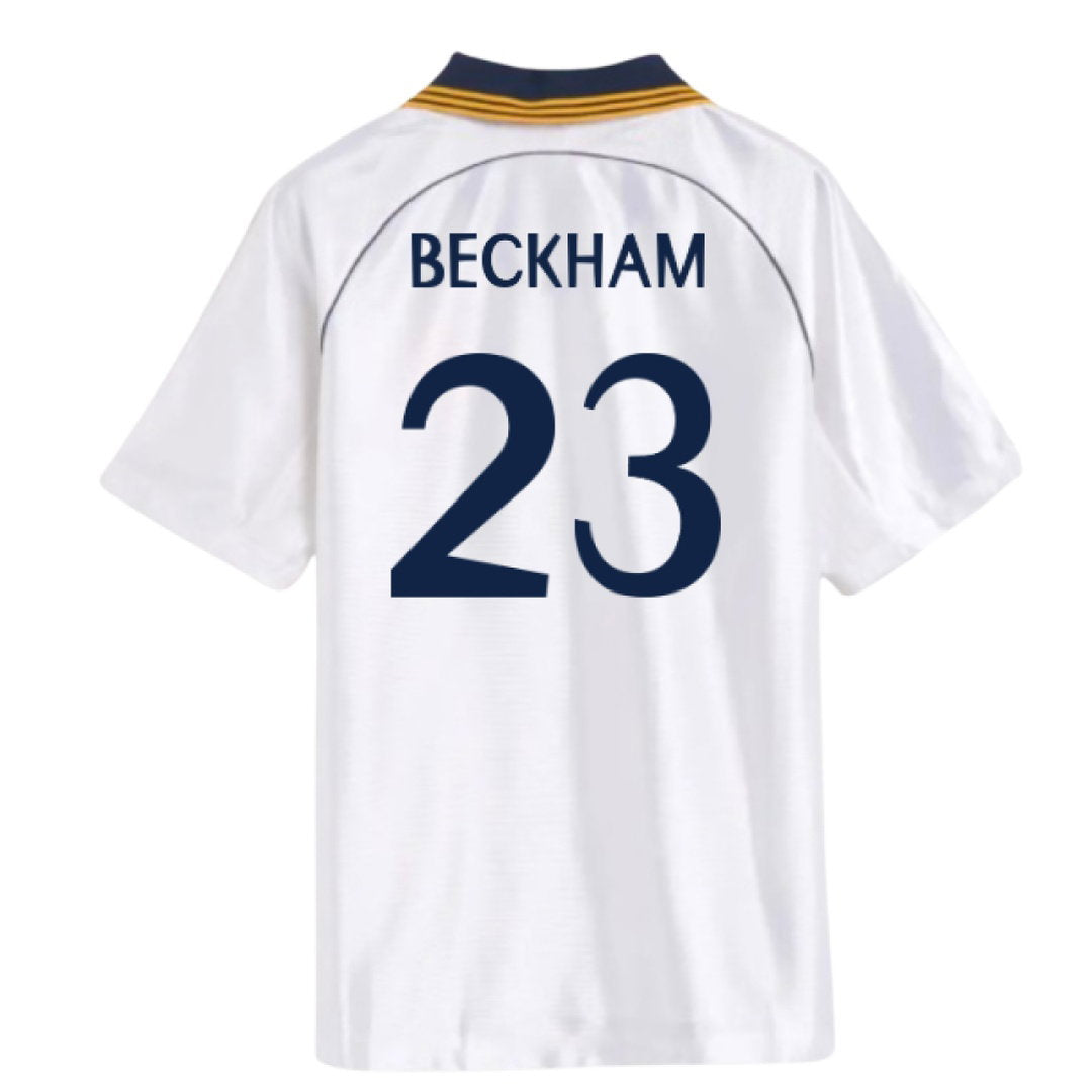 1998-2000 Real Madrid Reissue Home Shirt (Beckham 23)_0