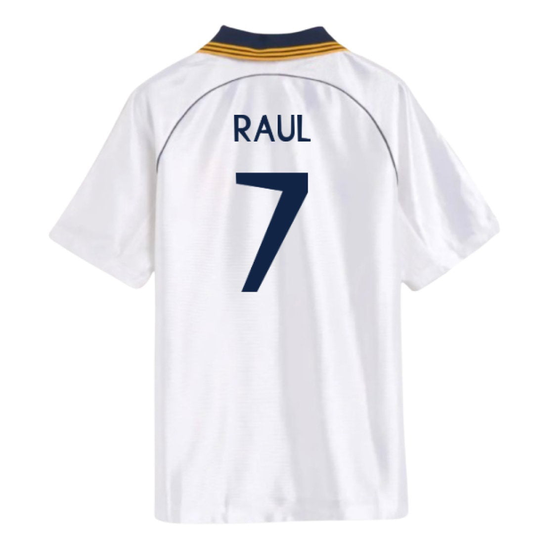 1998-2000 Real Madrid Reissue Home Shirt (Raul 7)_0