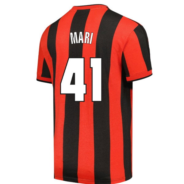 1998 AC Milan Archive T-shirt (Red-Black) (Mari 41)_0