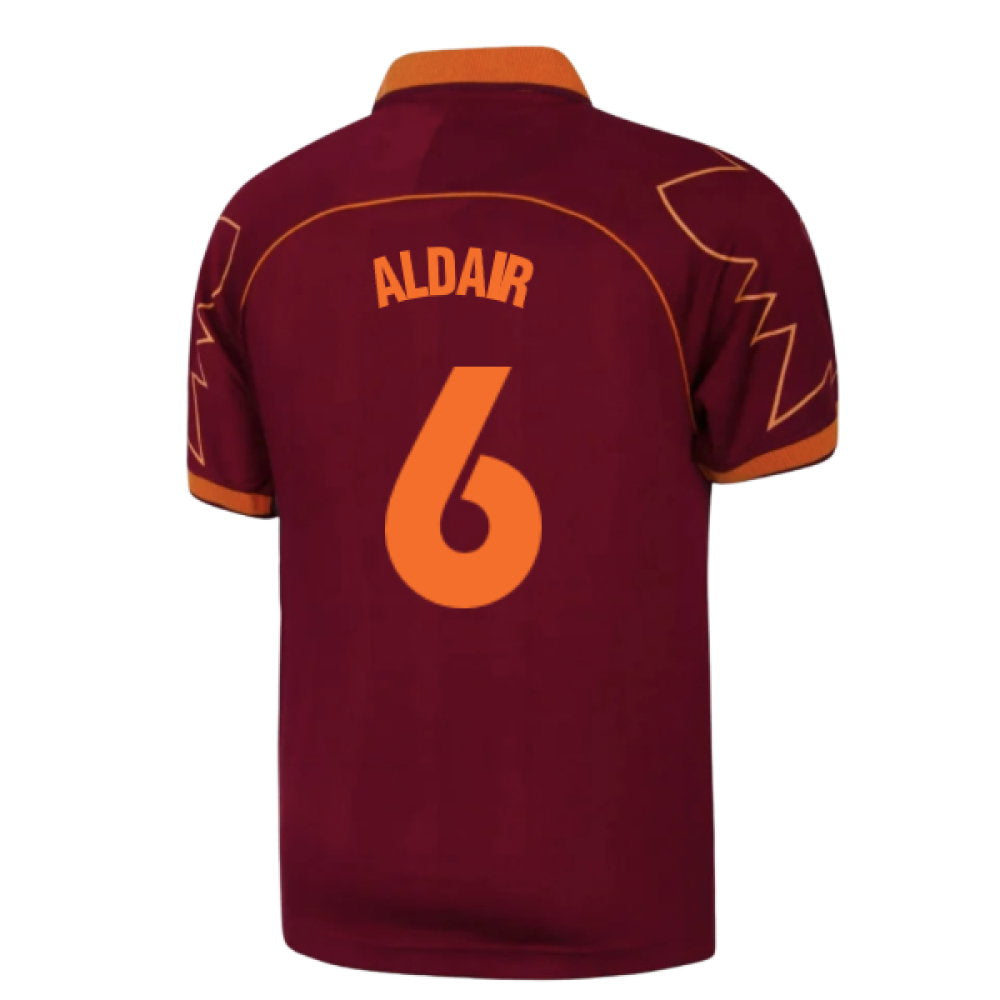 1999-2000 Roma Home Retro Football Shirt (Aldair 6)_0
