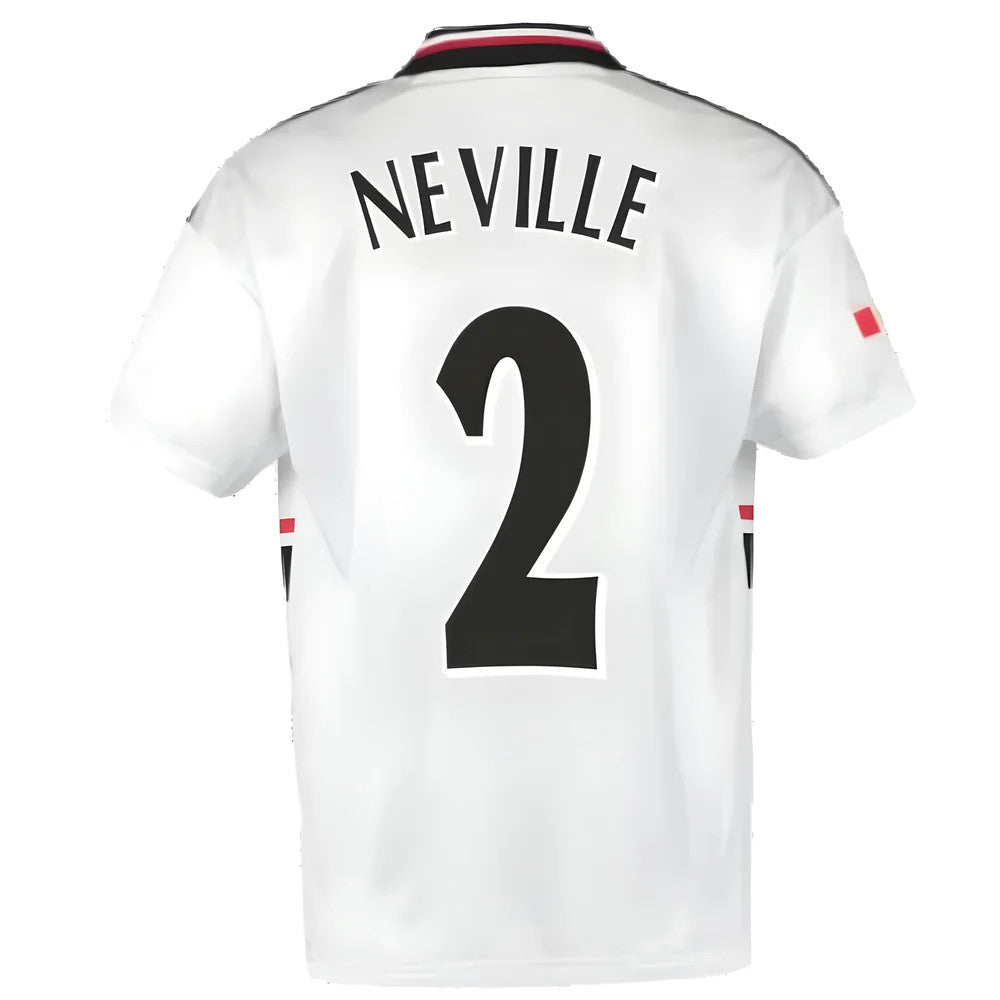 1999 Manchester United Away Football Shirt (NEVILLE 2)_2