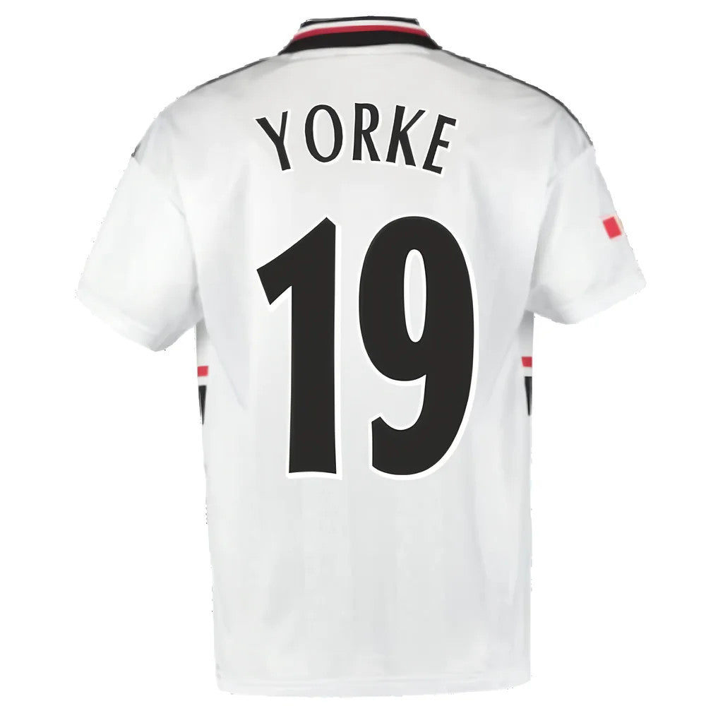 1999 Manchester United Away Football Shirt (YORKE 19)_2