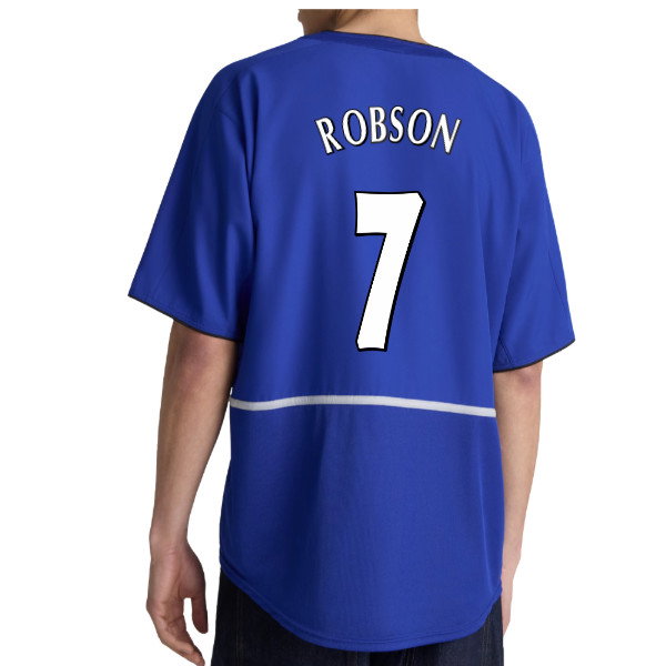 2002-2003 Manchester United Third Retro Shirt (Blue) (Robson 7)_0