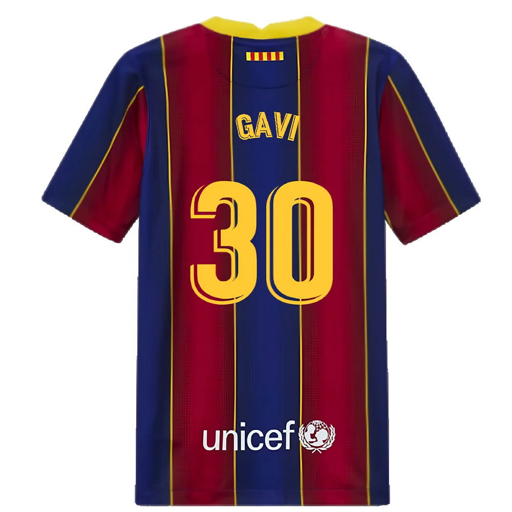 2020-2021 Barcelona Home Jersey (Kids) (Gavi 30)_2