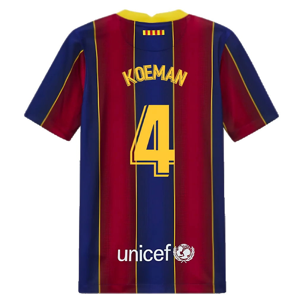 2020-2021 Barcelona Home Jersey (Kids) (KOEMAN 4)_2