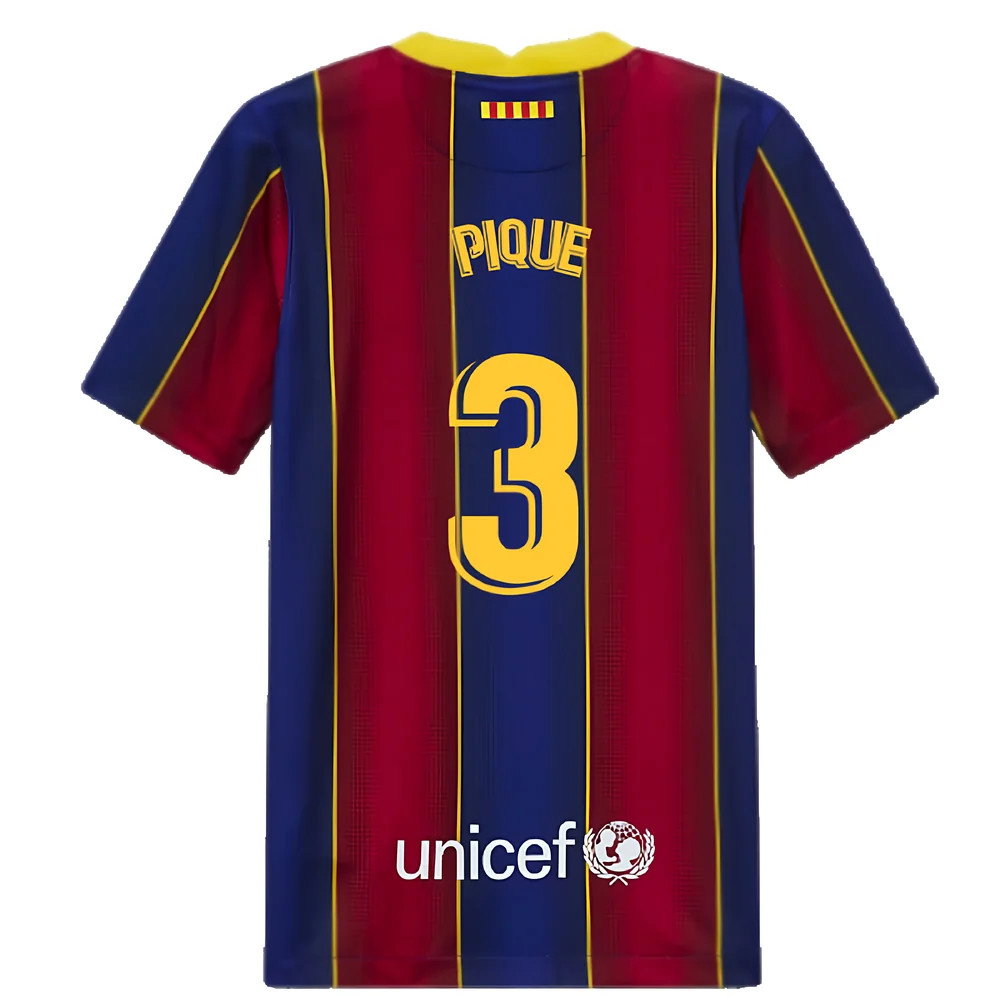 2020-2021 Barcelona Home Jersey (Kids) (PIQUE 3)_2