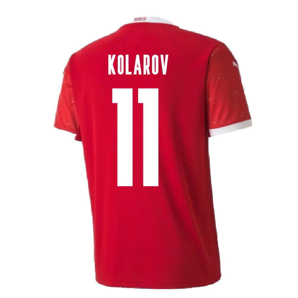 2020-2021 Serbia Home Puma Football Shirt (KOLAROV 11)_2