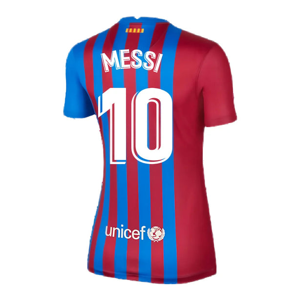 2021-2022 Barcelona Womens Home Shirt (MESSI 10)_2