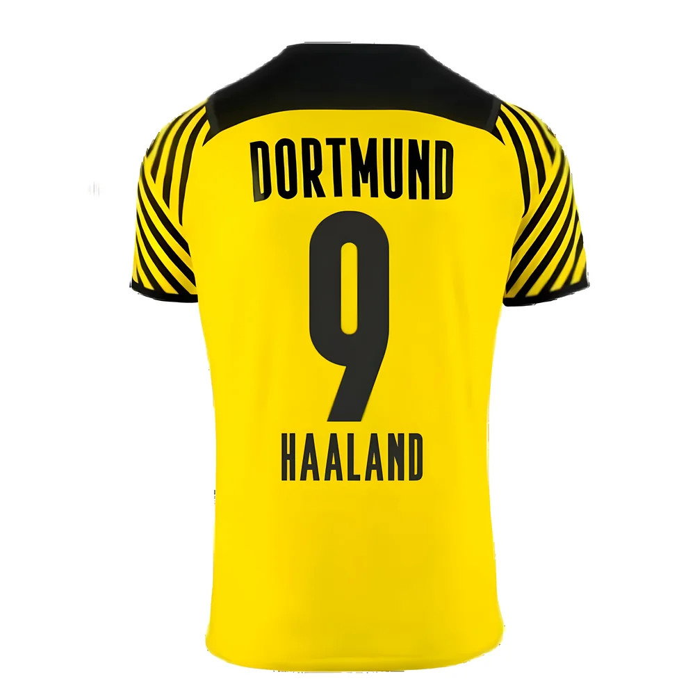 2021-2022 Borussia Dortmund Home Shirt (Kids) (HAALAND 9)_2